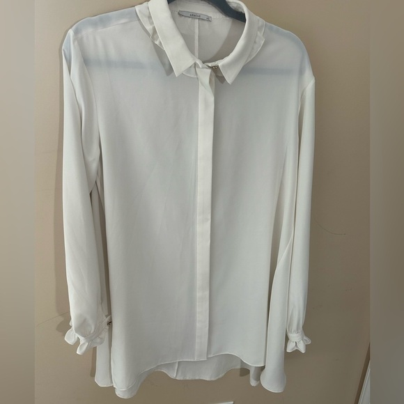 Armine modesty Europe size L 10 white tunic blouse - Picture 1 of 6